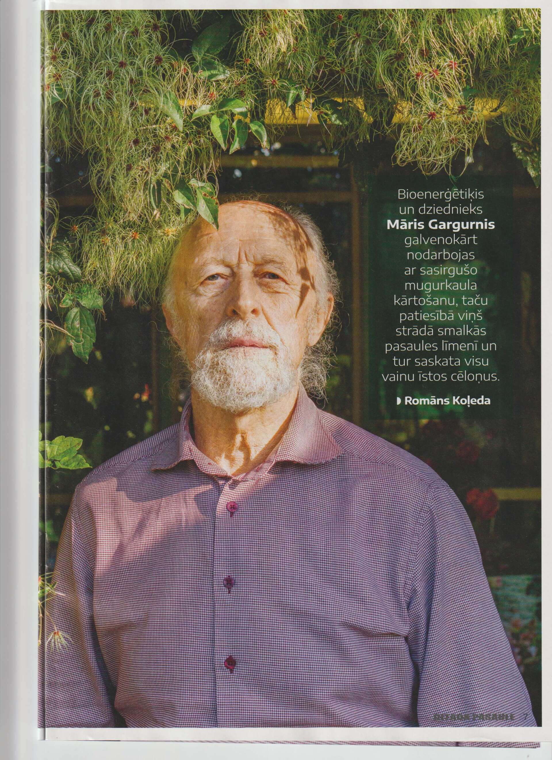 Citāda pasaule žurnāls, Māris Gargurnis