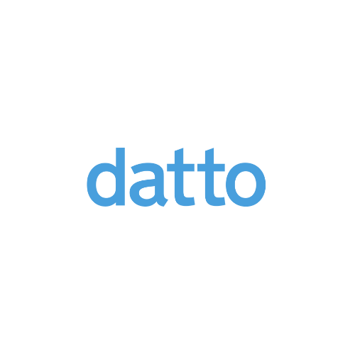 The word datto is written in blue on a white background.