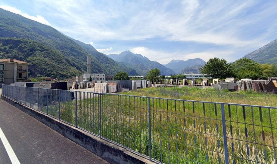 marble products outside the Aosta Valley factory
