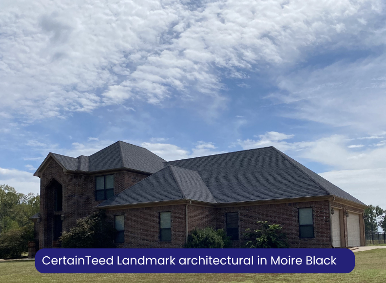 CertainTeed Landmark architectural in Moire Black