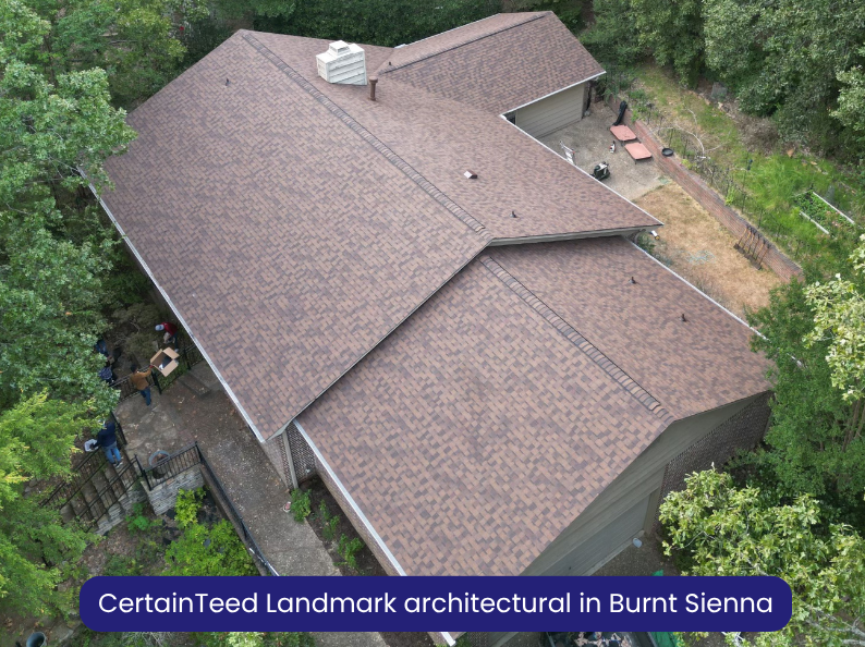 CertainTeed Landmark architectural in Burnt Sienna