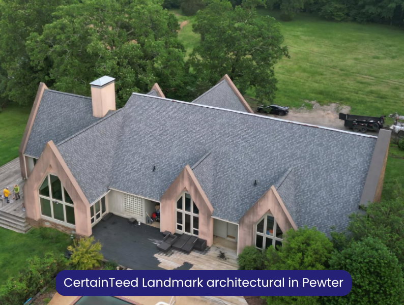 CertainTeed Landmark architectural in Pewter