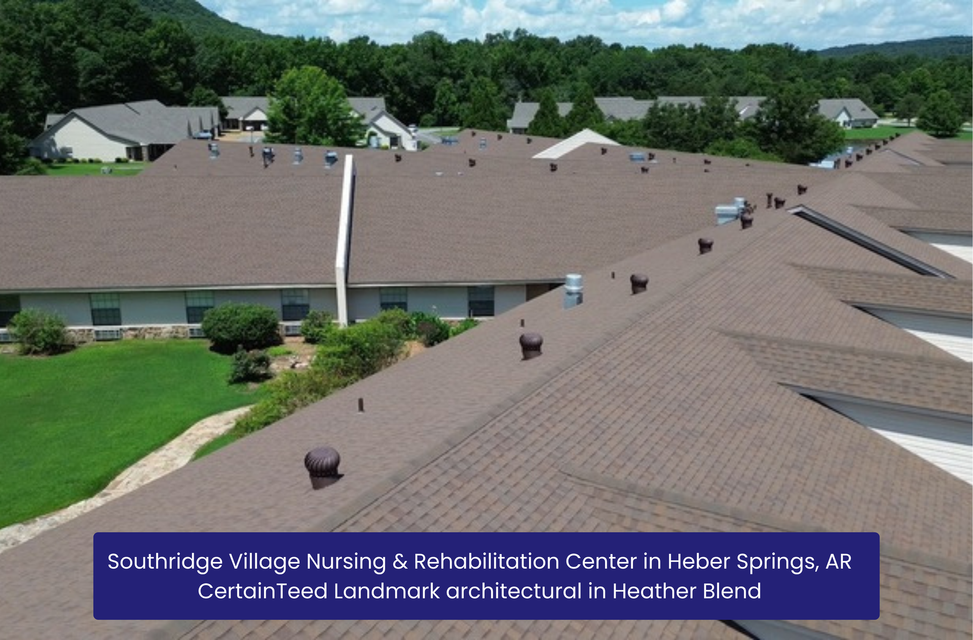 CertainTeed Landmark architectural in Weathered Wood. standing seam copper metal barrel dormers