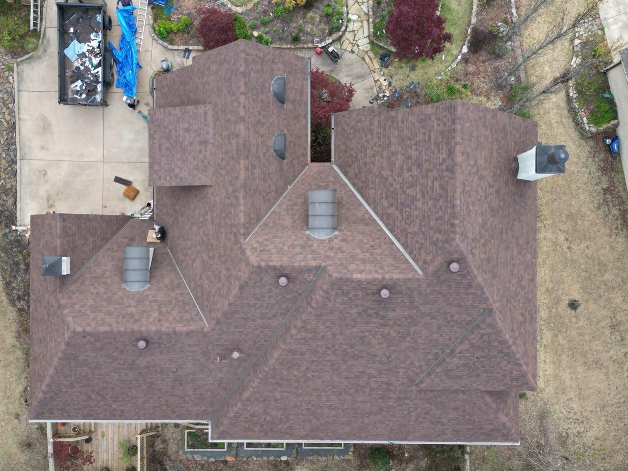 Malarkey Highlander architectural in Antique Brown
