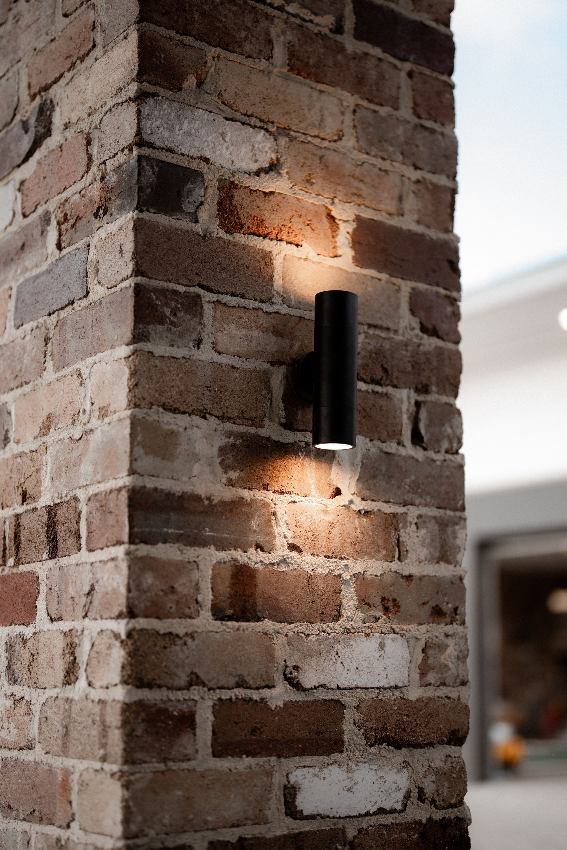 A light on a brick wall column — Rapid Sparky in Dapto, NSW 