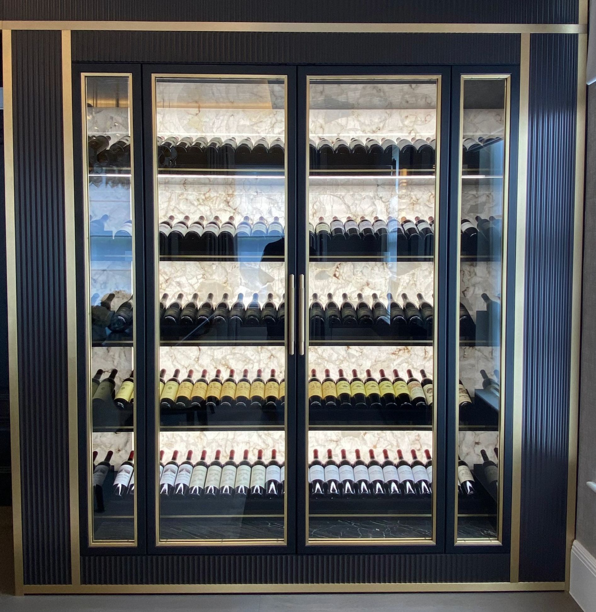 Luxury temperature controlled wine storage