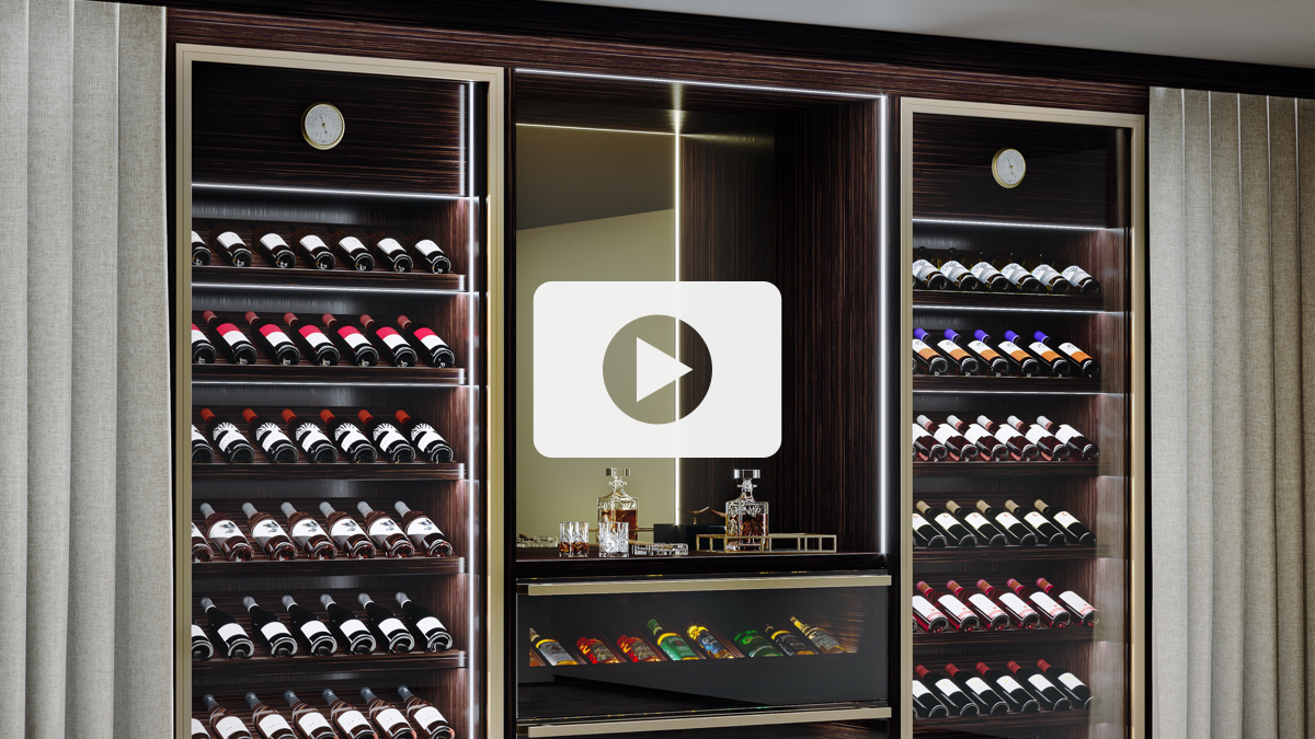 Wine Wall In Dining Room Video