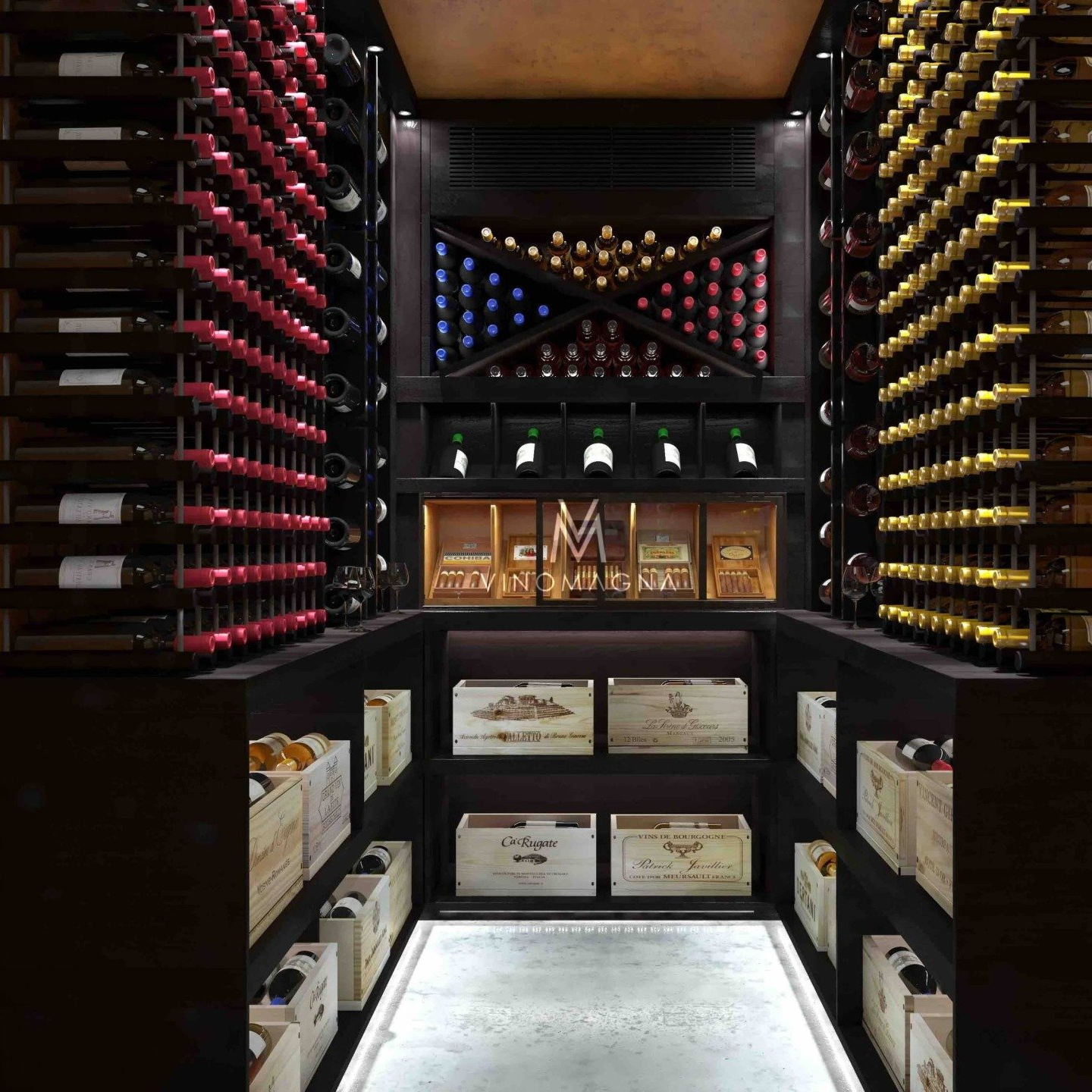 Basement Custom Wine Cellar Vinomagna