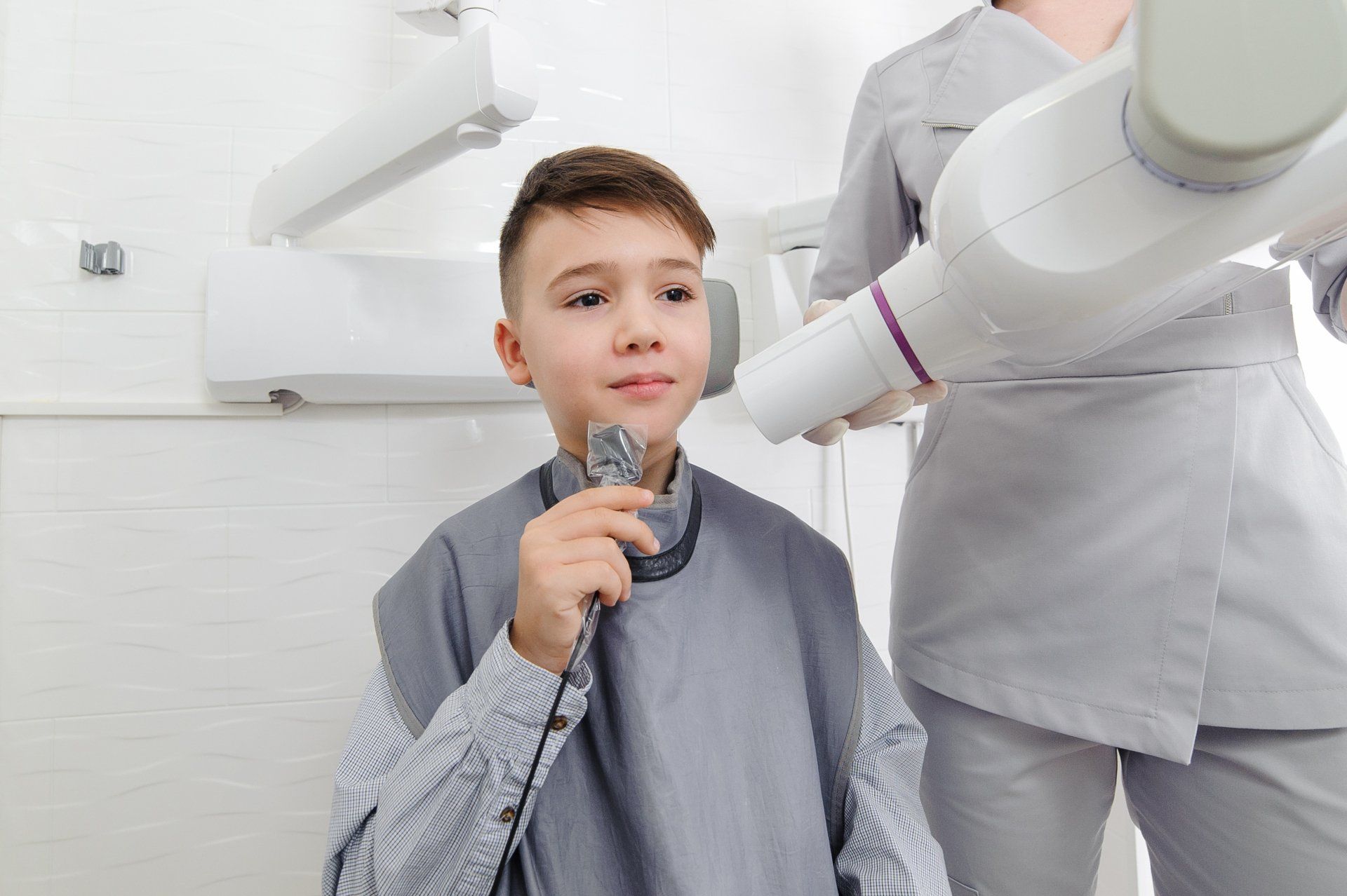 Are Dental X-Rays Safe - child getting dental x-rays