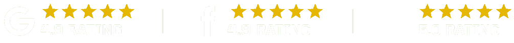 Three sets of gold stars, each representing a rating.
