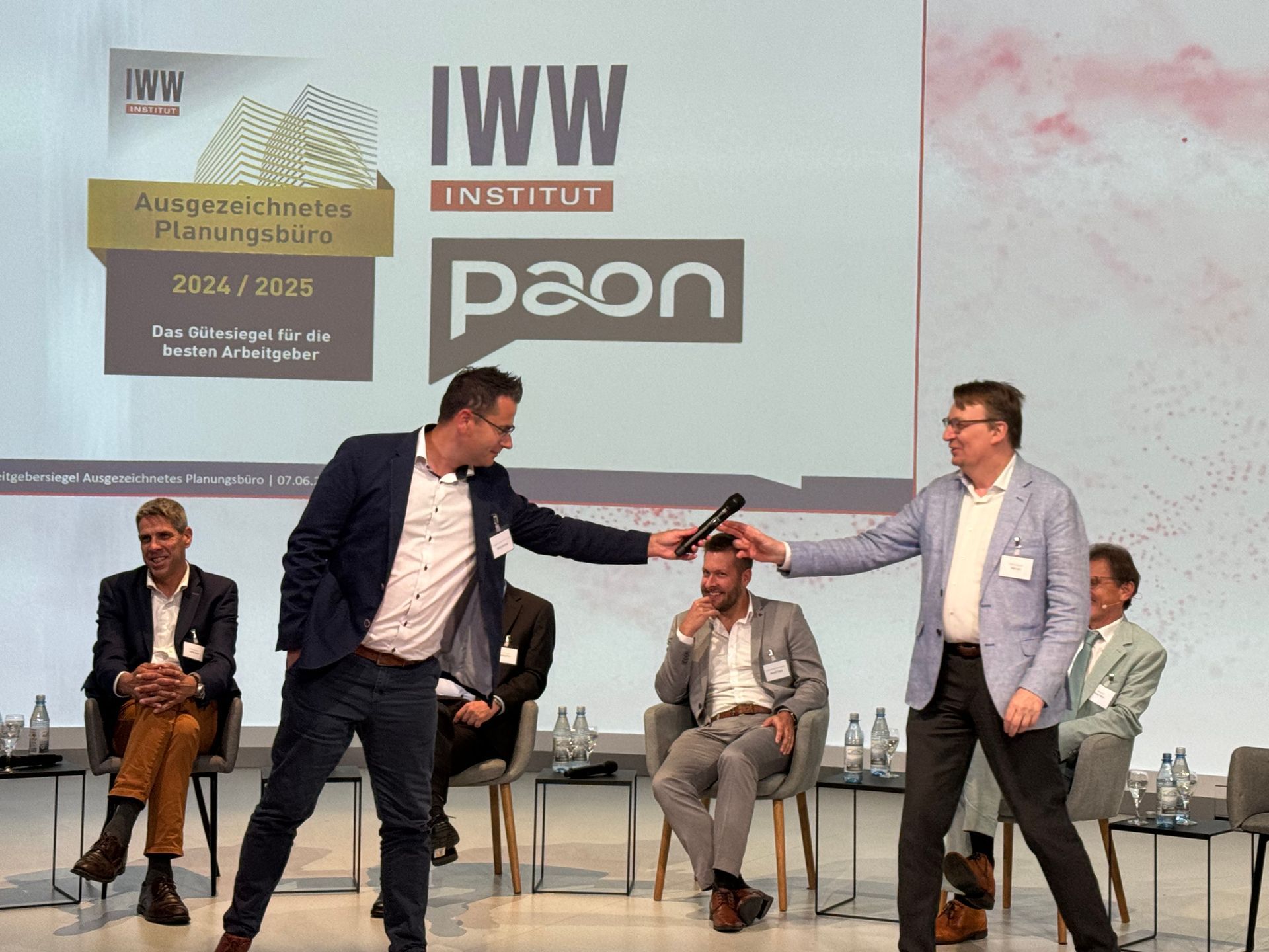 Podium mit Herrn Robitsek