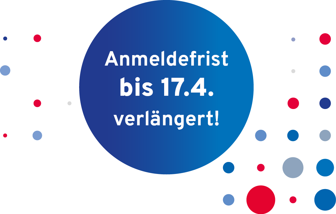 Anmeldefrist bis 17.4. verlängert