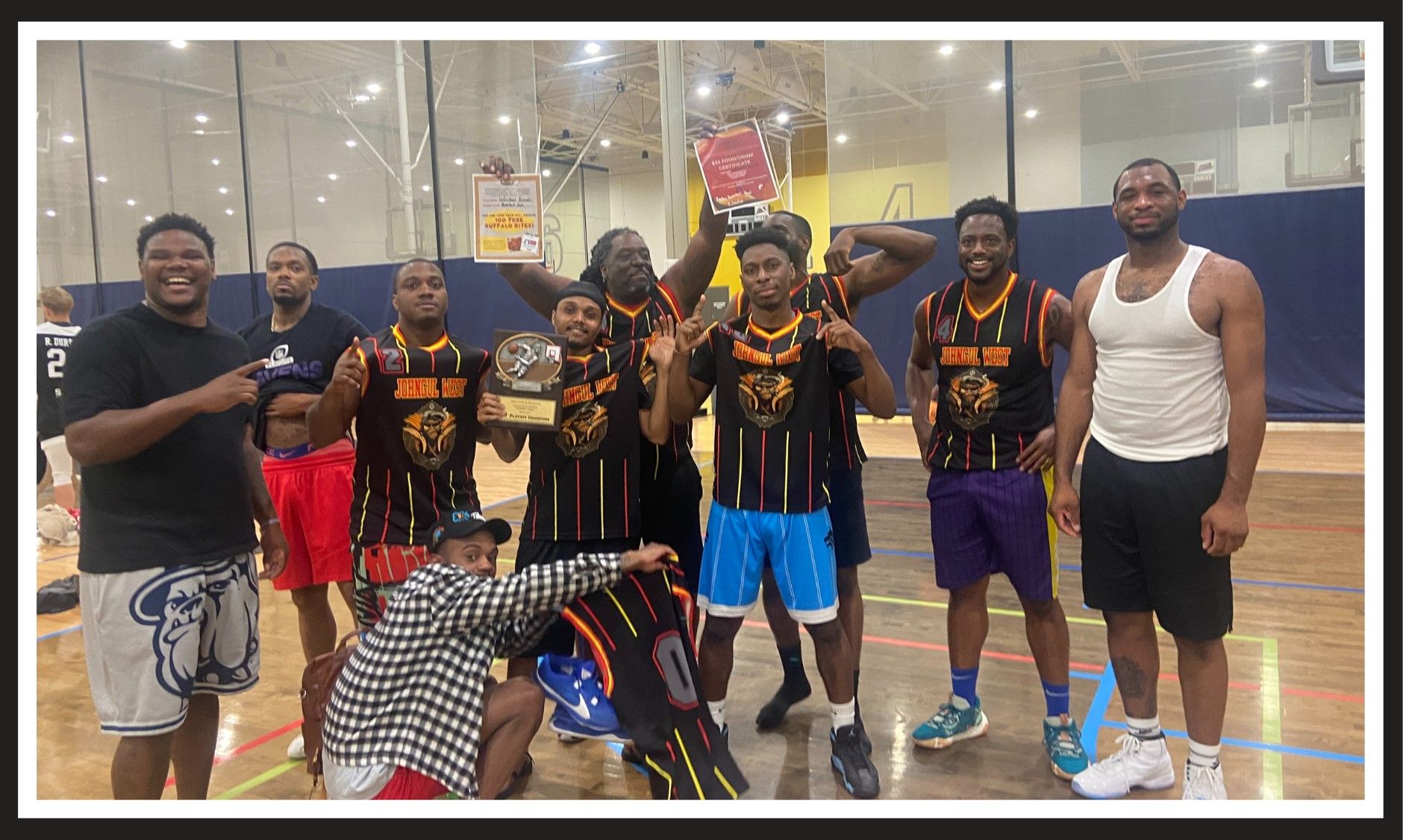 Championship photo of team 