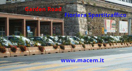 Fioriera spartitraffico Garden Road