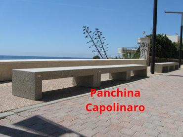 panchina in cemento