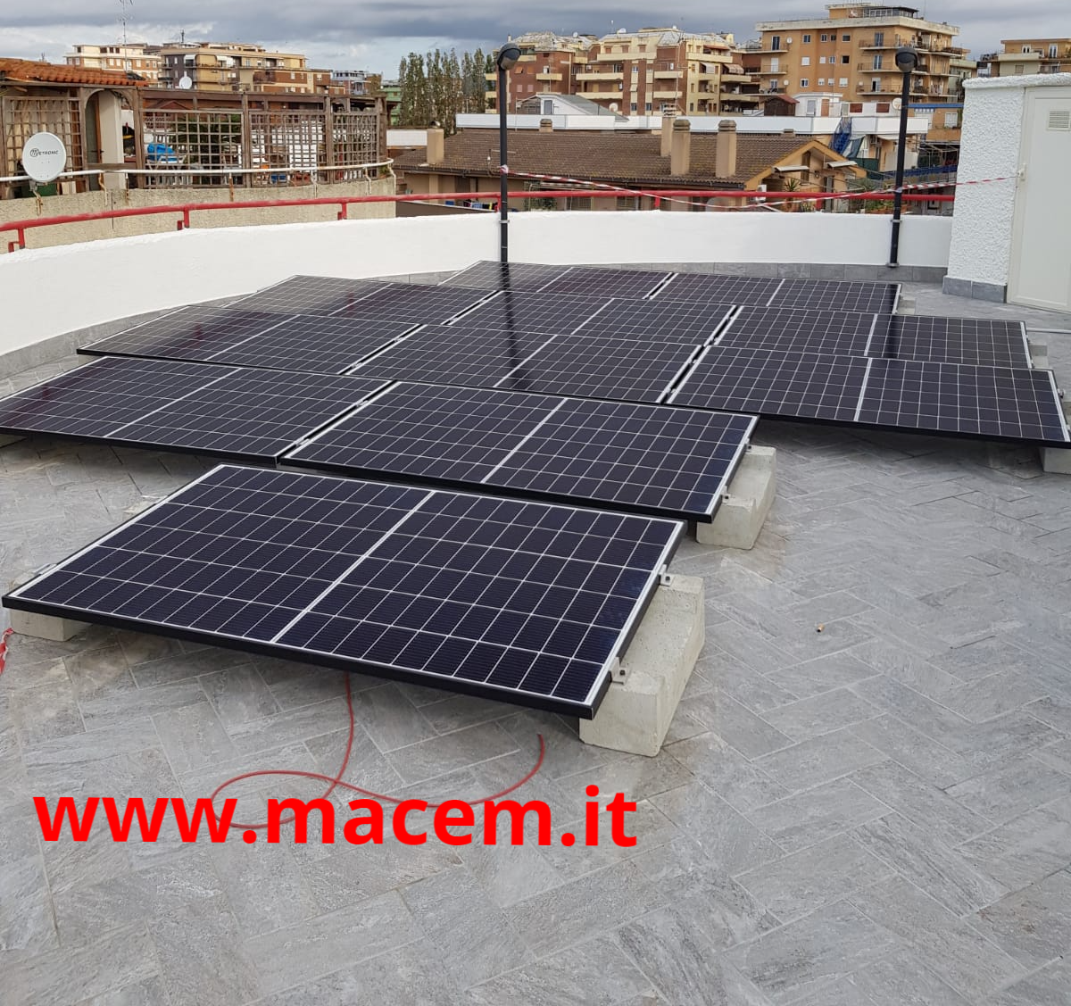 basamento zavorra fotovoltaico