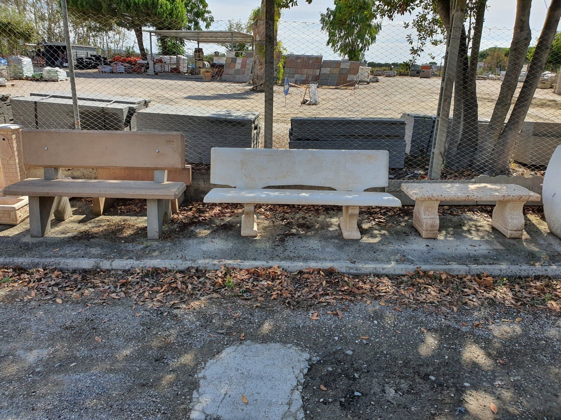 panchina di ceramica