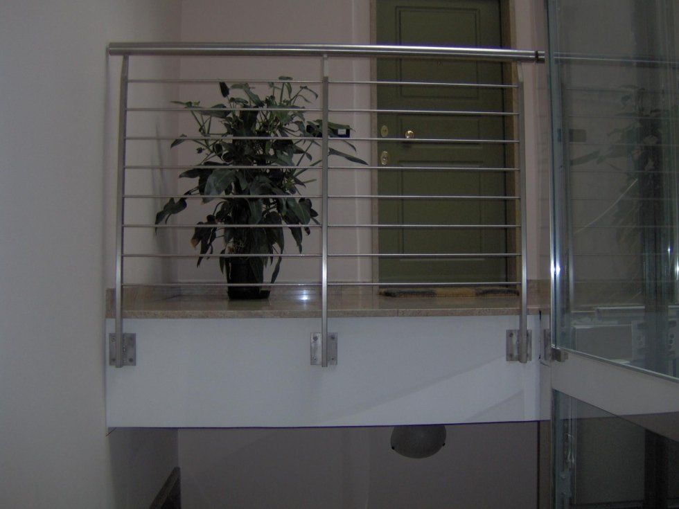 ringhiera per soppalco