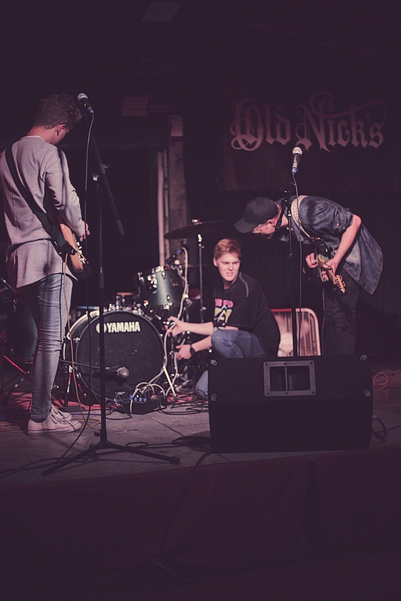 roseburg band, first show, old nick's pub in eugene, oregon