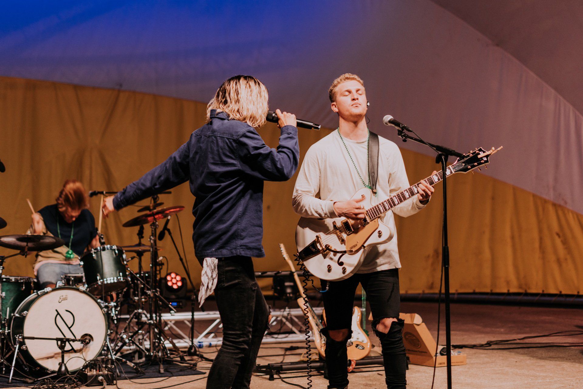 roseburg band, zach knell and kellin quinn, RIP live at Stewart Park in Roseburg, Oregon