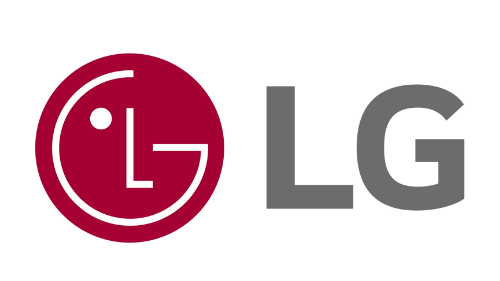 The lg logo is red and gray on a white background.