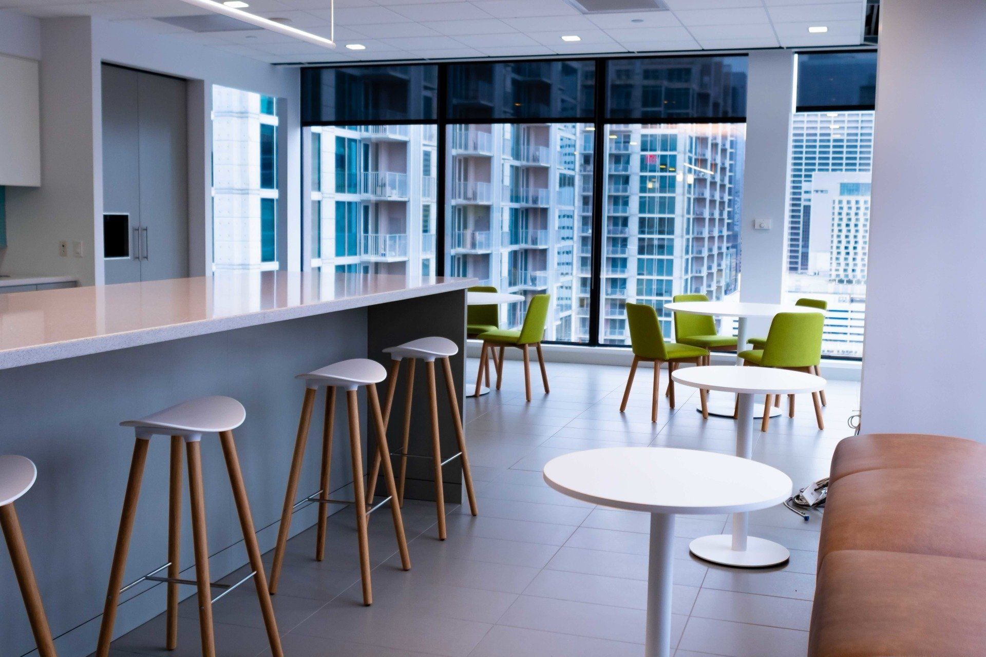 coworking space kitchen in Houston