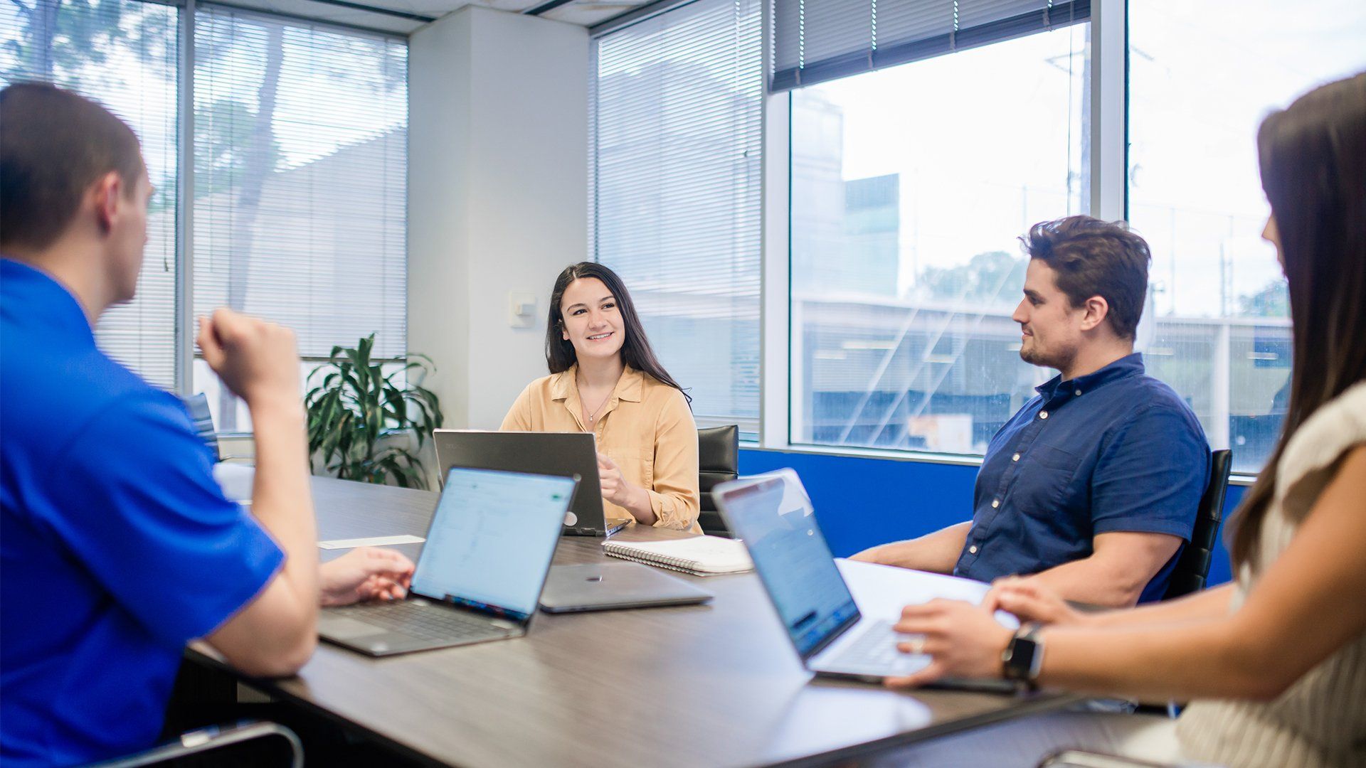 large group of people in a meeting