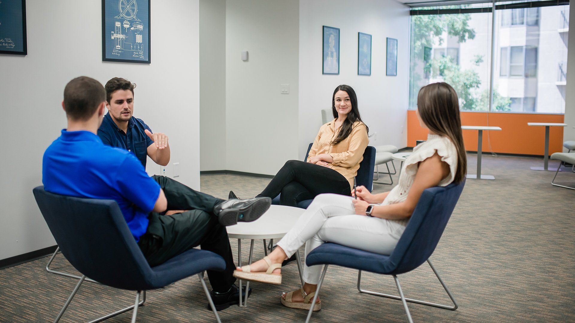 4 people in a meeting room