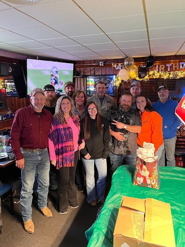 A group of people in a room