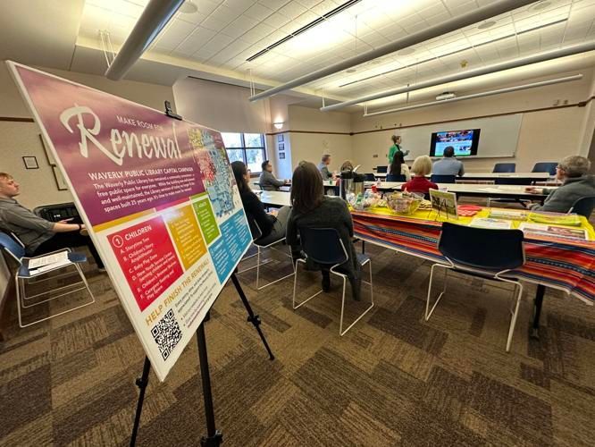 Waverly Public Library showcases renovation project, campaign