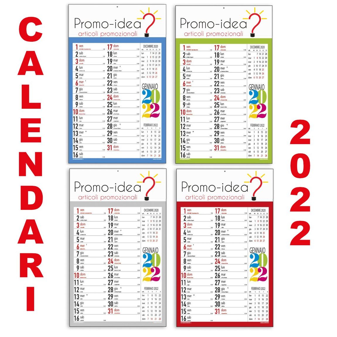 Calendari stampati