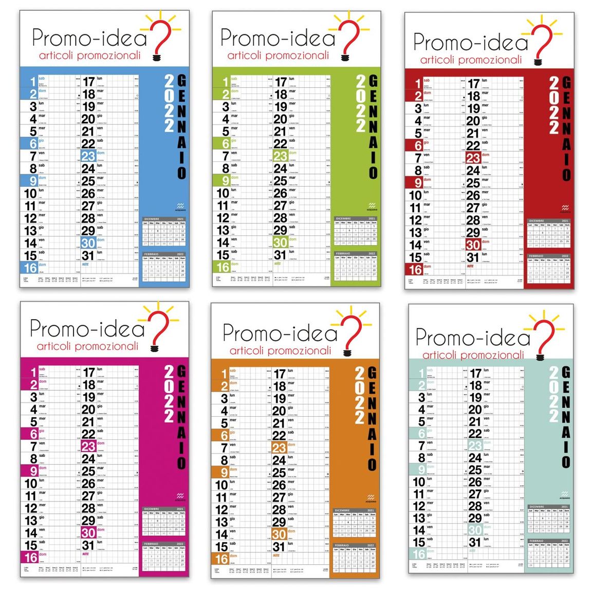 stampa calendari