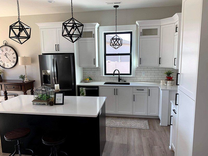 new white kitchen cabinets