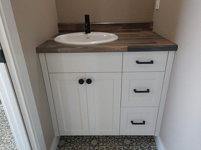 bathroom sink cabinet