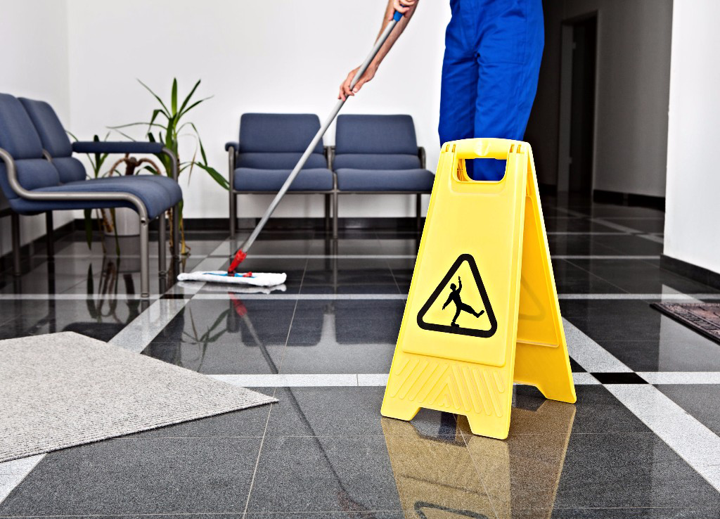 Wet floor sign