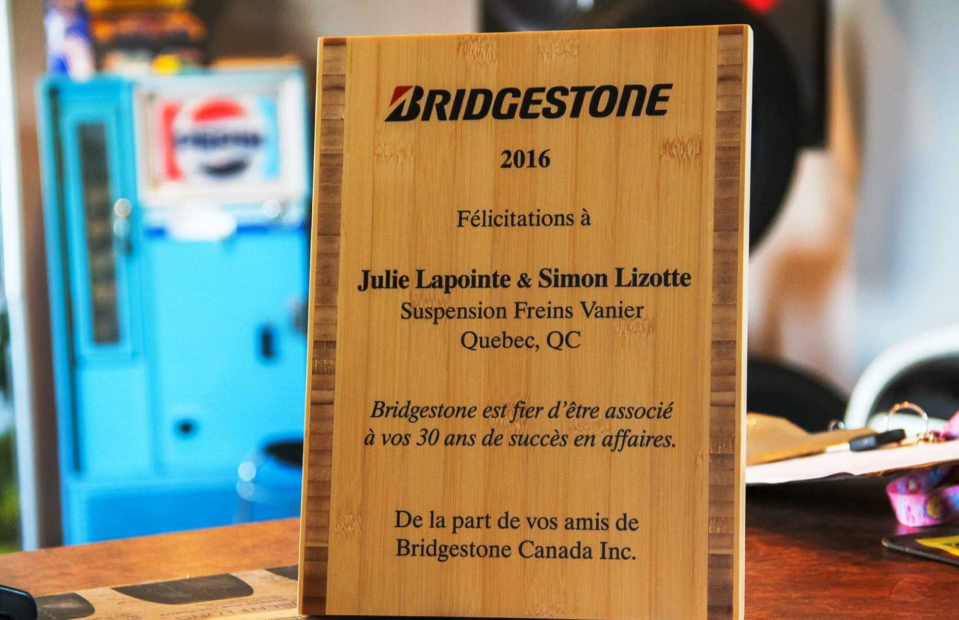 Bridgestone award 2016