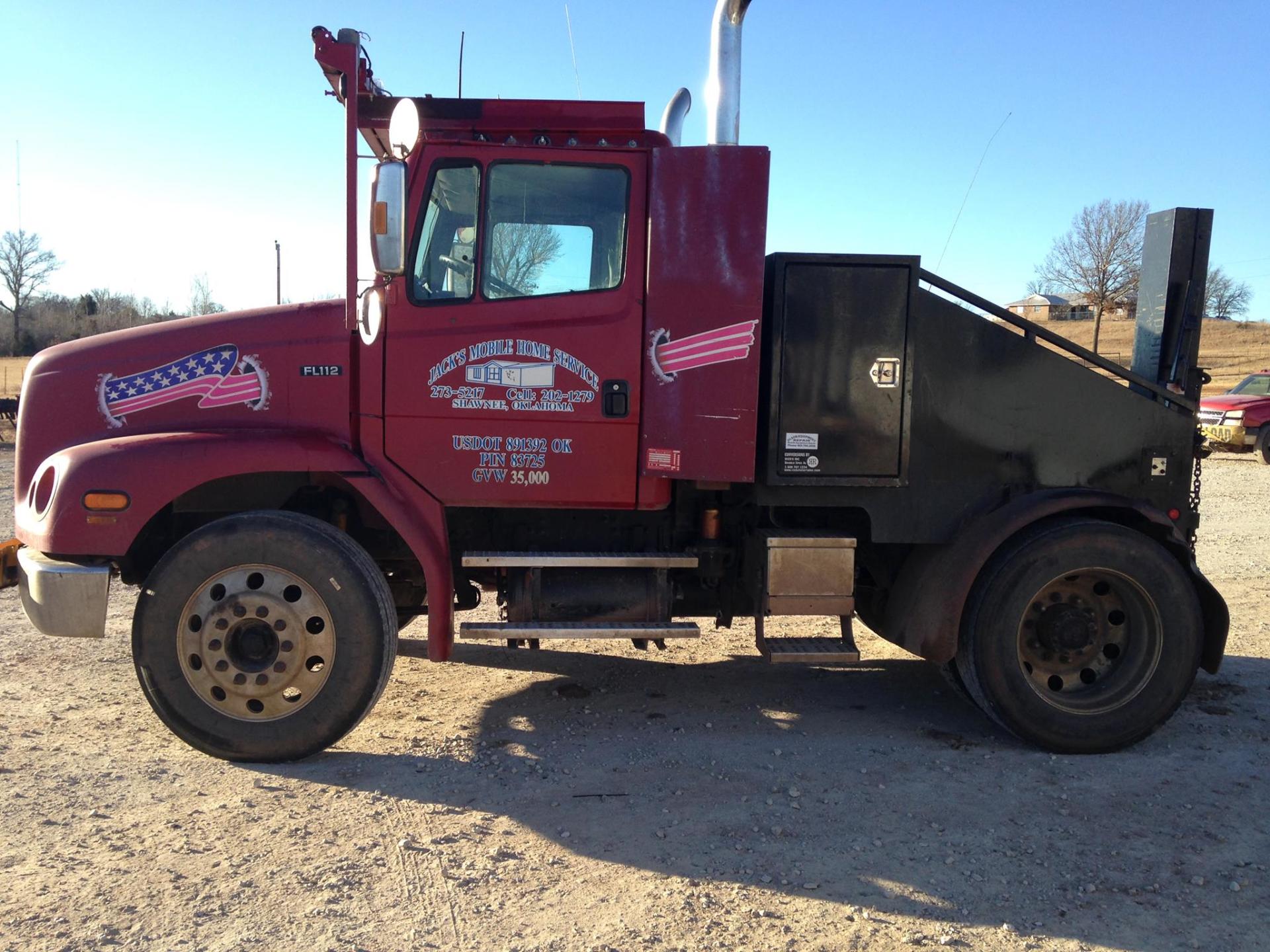 Mobile Home Foundation Leveling — Front View of House in Tecumseh, OK