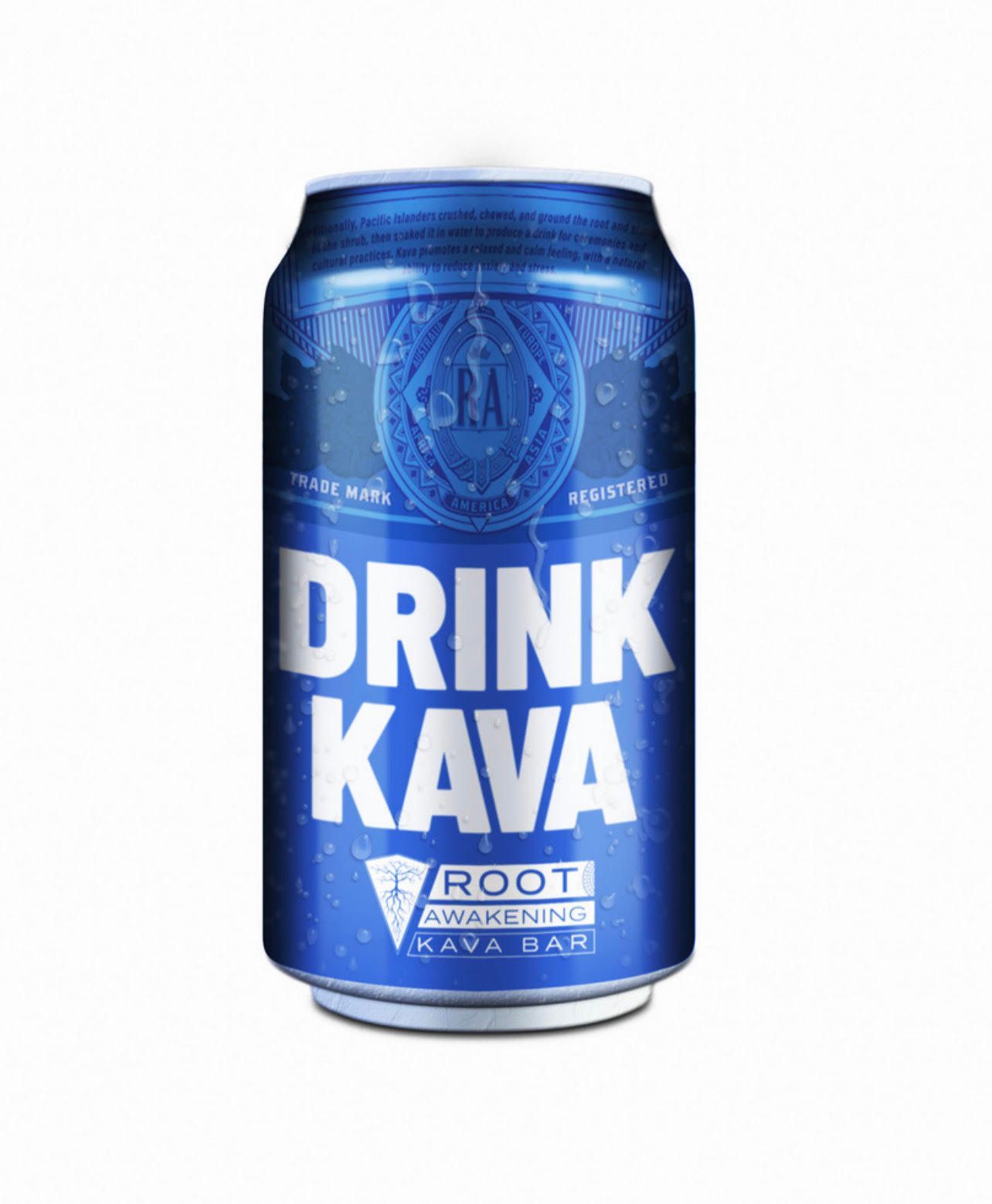 Image of a Kava Drink in a can — Nashua, NH — Root Awakening Kava Bar