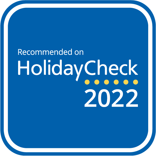 HolidayCheck Award of  Palm Royale Resort