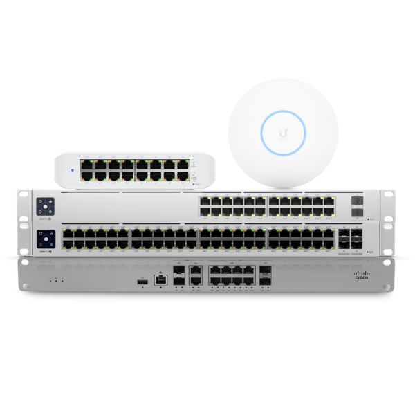 a group of routers stacked on top of each other on a white background