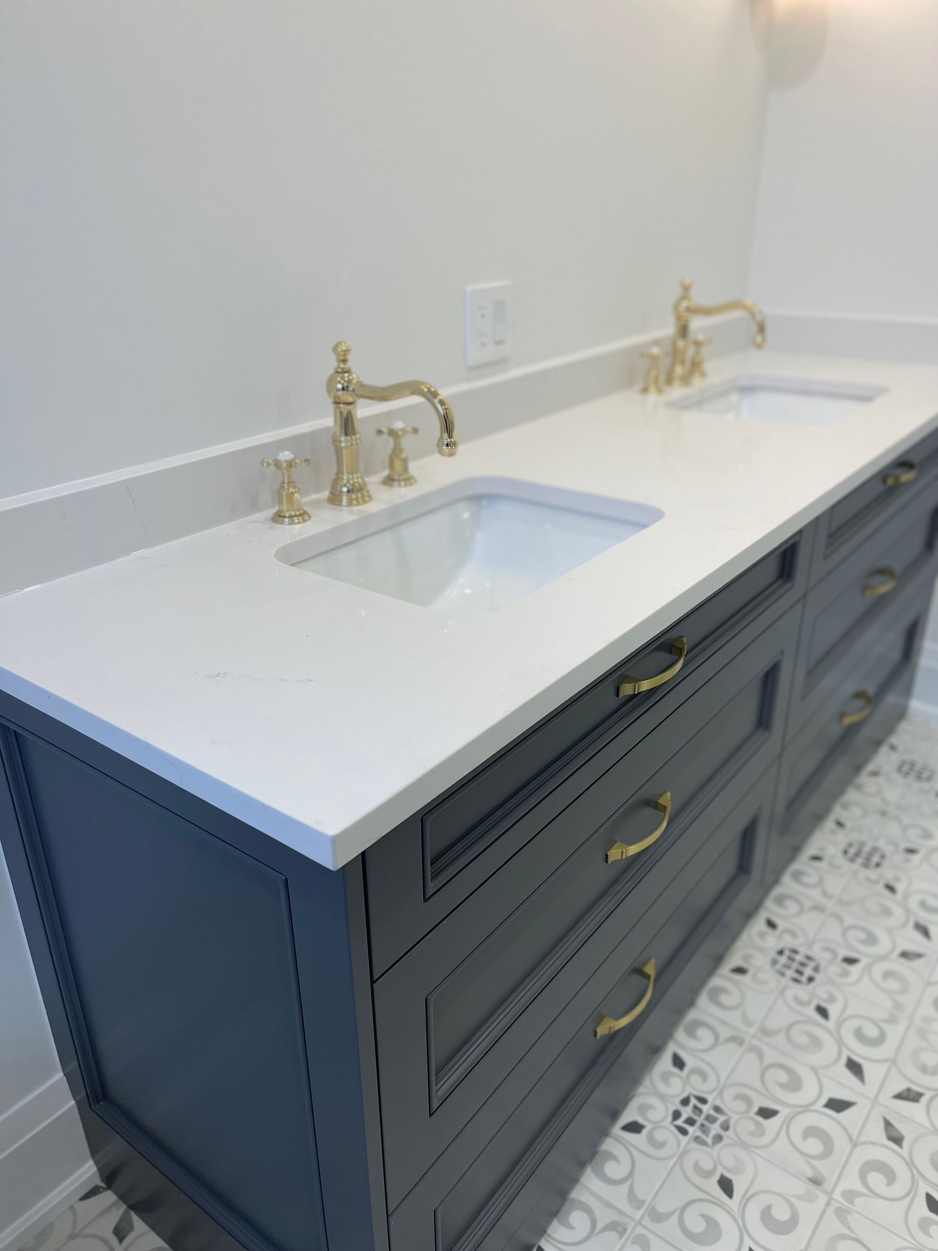 Ensuite Vanity - Perrin & Rowe Faucets