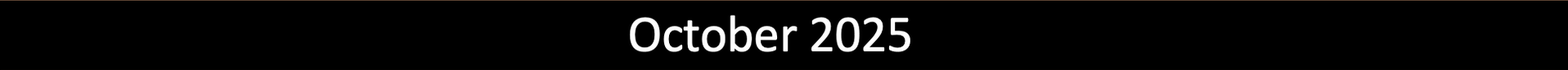 October 2025 text blurred on black background.