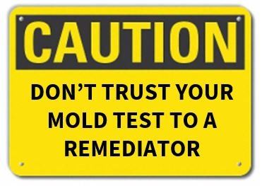 Caution sign ━ Boca Raton, FL ━ The Mold Inspector