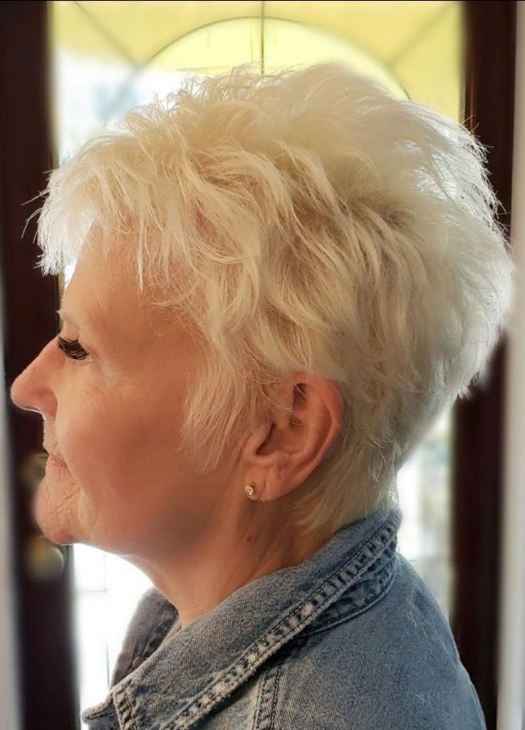White Short Hair — Tacoma, WA — A Shear Delight Hair Salon