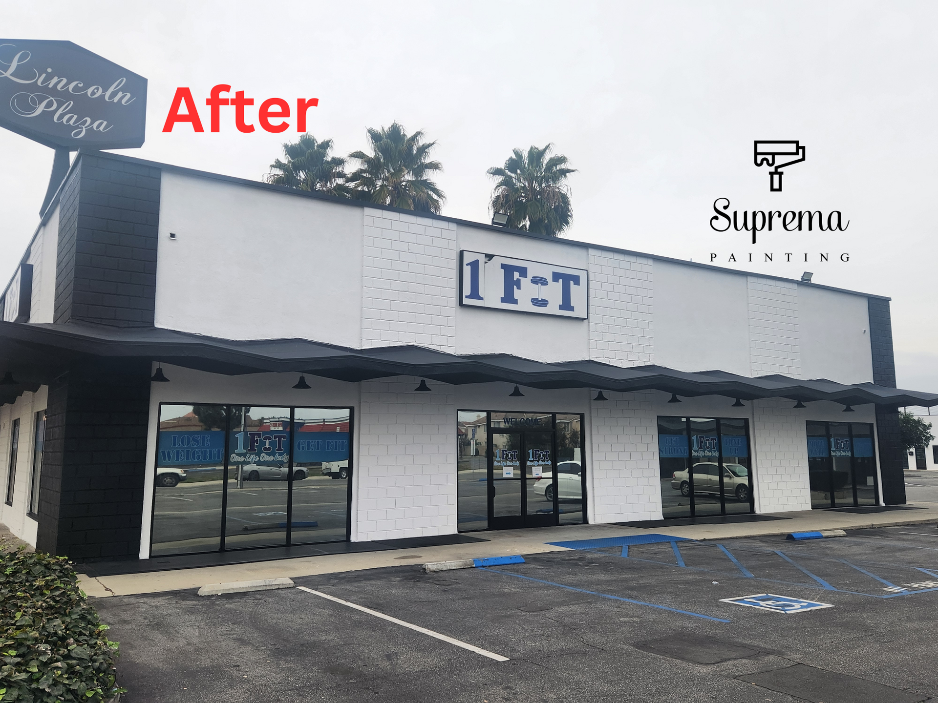 after image of suprema painting finishing commercial painter job in irvine