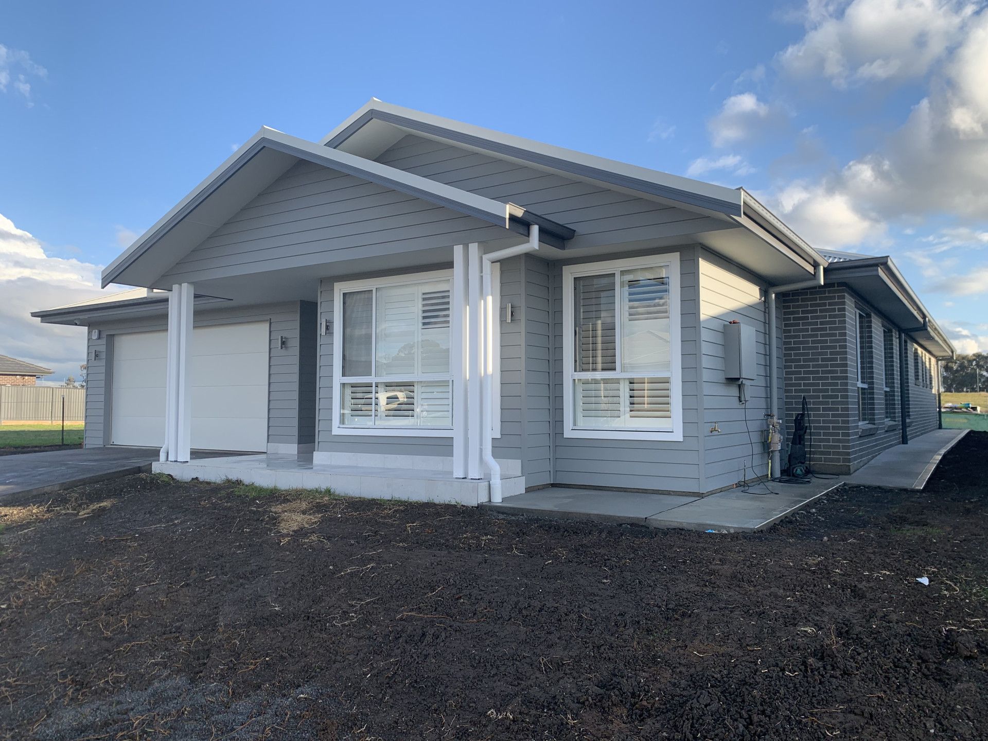 The Front Of A Freshly Build House — Morphett Construction In Calala, NSW
