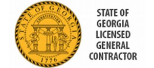 A logo for the state of georgia licensed general contractor