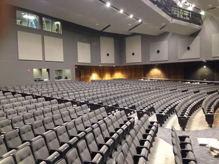 commercial auditorium lighting and design nwa