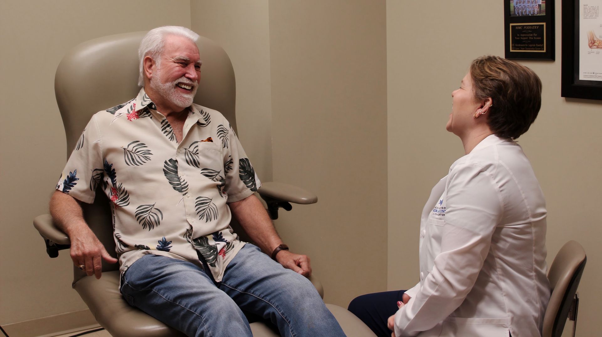 Donny Fault and Dr. Teslow