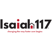 the logo for isaiah 117 is changing the way foster care begins .